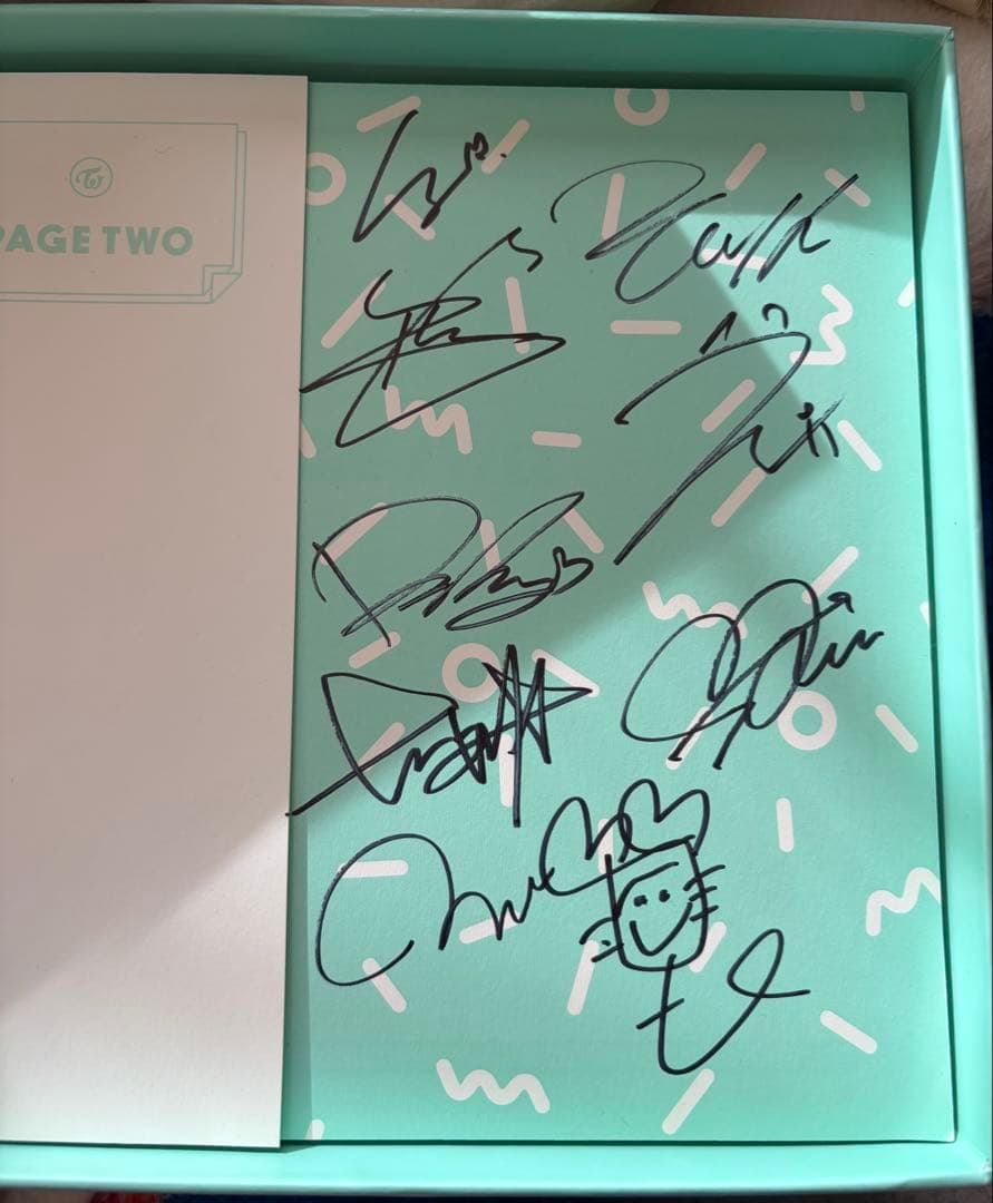 TWICE PAGETWO 直筆サイン入り