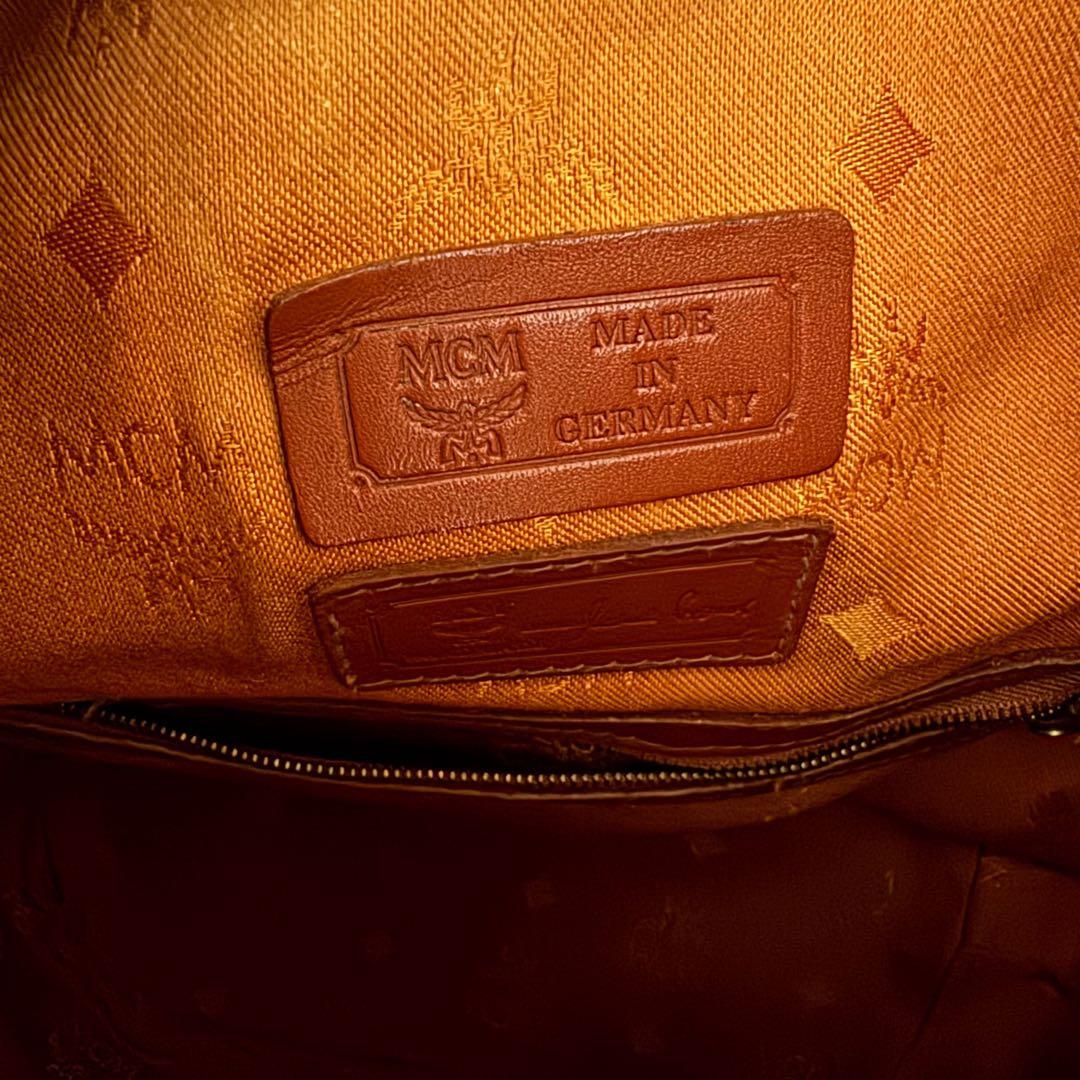 MCM バケットバッグ ブラウン　巾着