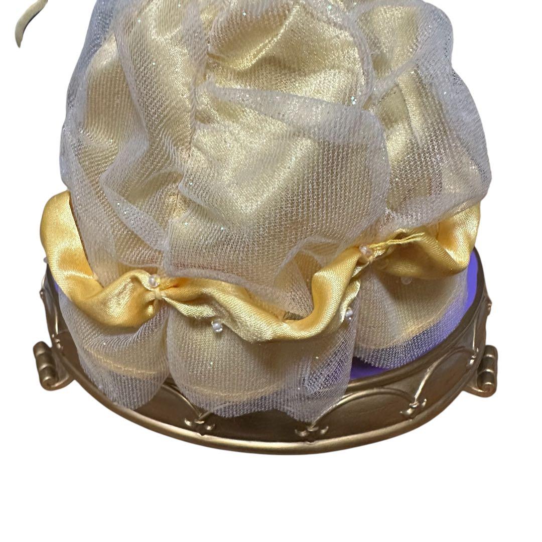 Disney ディズニー　美女と野獣　オルゴール　スノードーム　1991年製