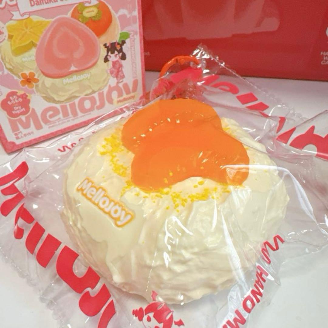 Rxx2様　Mellojoy メロジョイ　スクイーズ　大福　オレンジ　　みかん