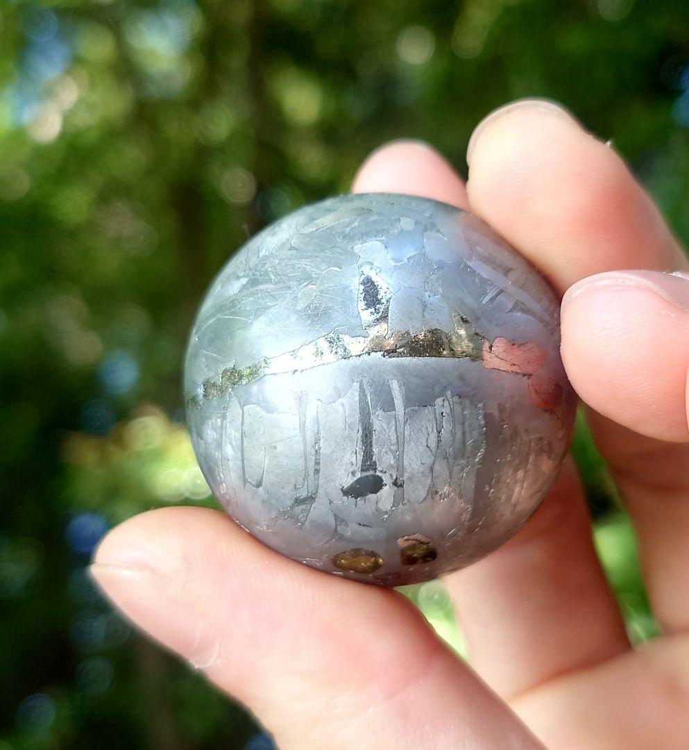 隕石 ボール セイムチャン 丸玉　パラサイト 186g ⭐⭐⭐