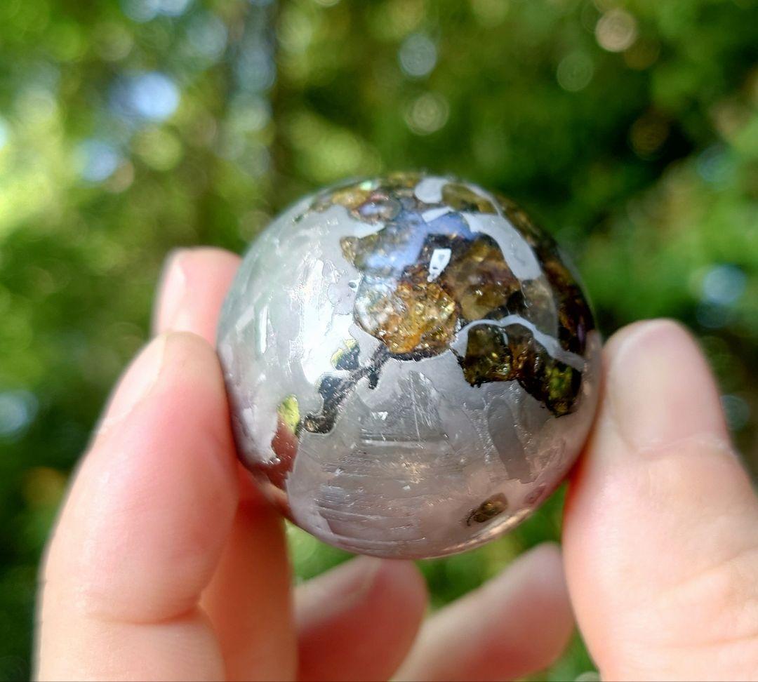 隕石 ボール セイムチャン 丸玉　パラサイト 186g ⭐⭐⭐