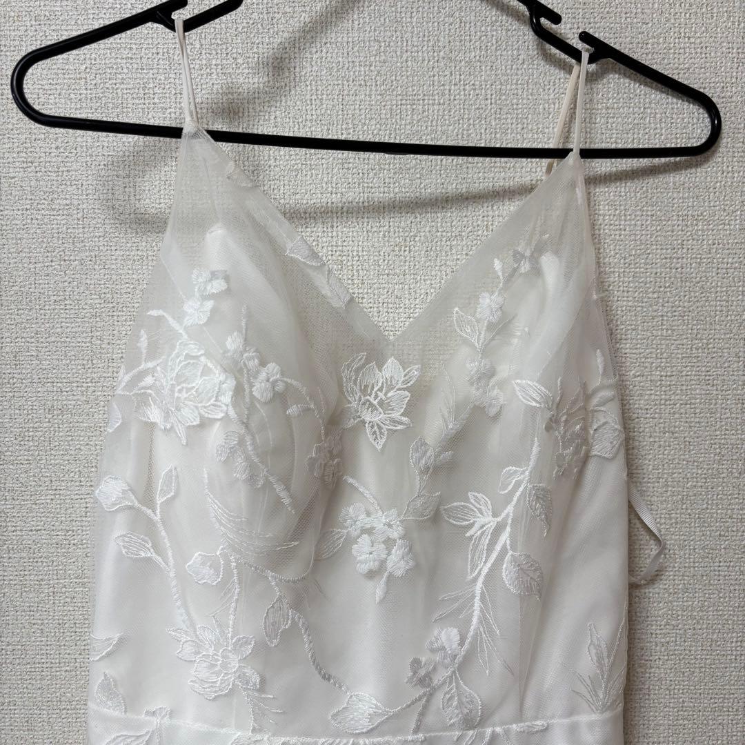 ドレスプロダクション　総レースキャミソールスレンダードレスW326