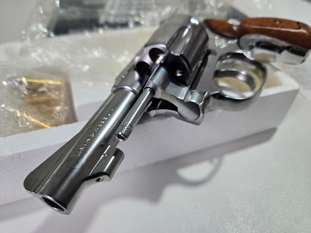 モデルガン S&W M60 .38スペシャル ３インチ ステンレスVer.2