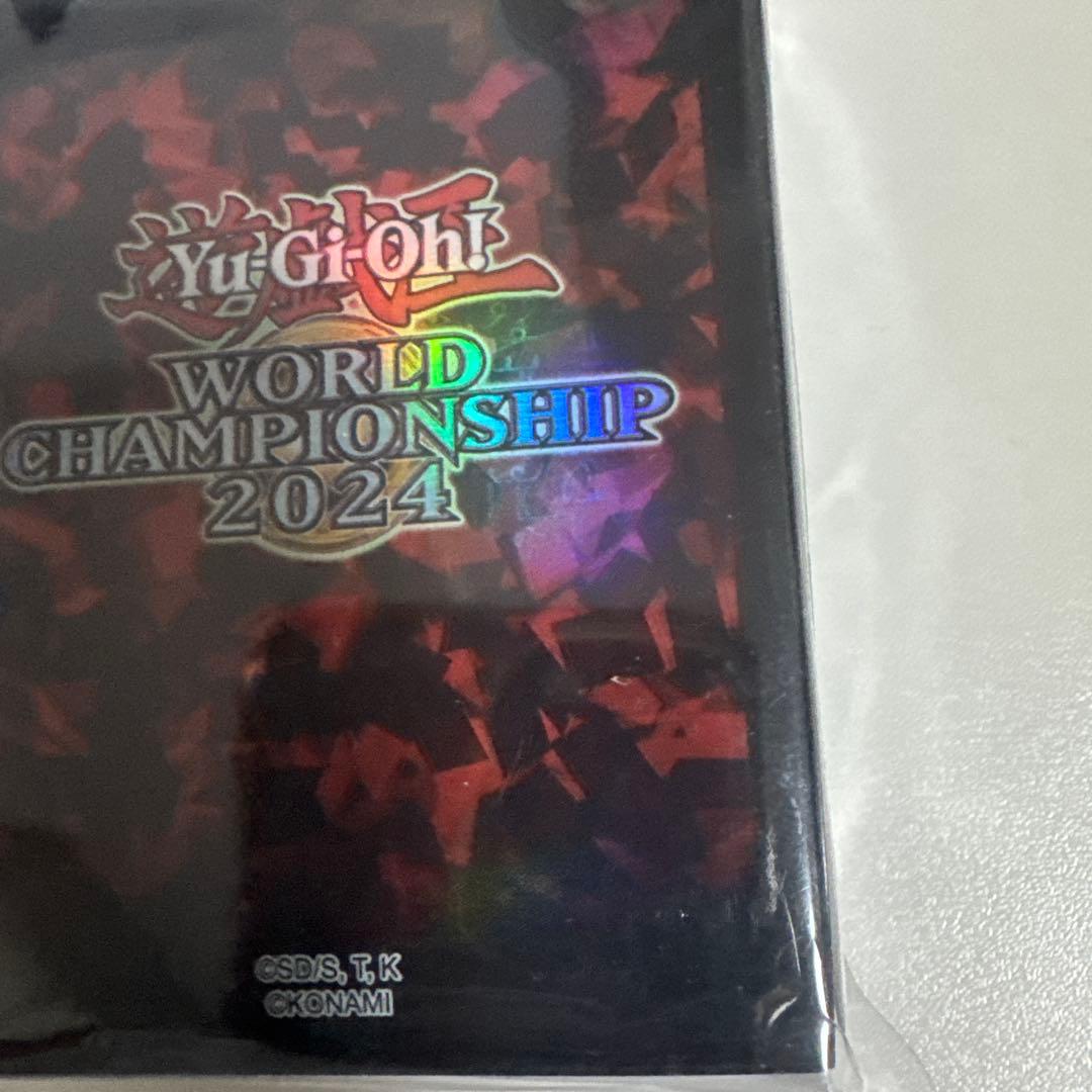 遊戯王 WCS2024 スリーブ 未開封 赤　yu-gi-oh 100枚