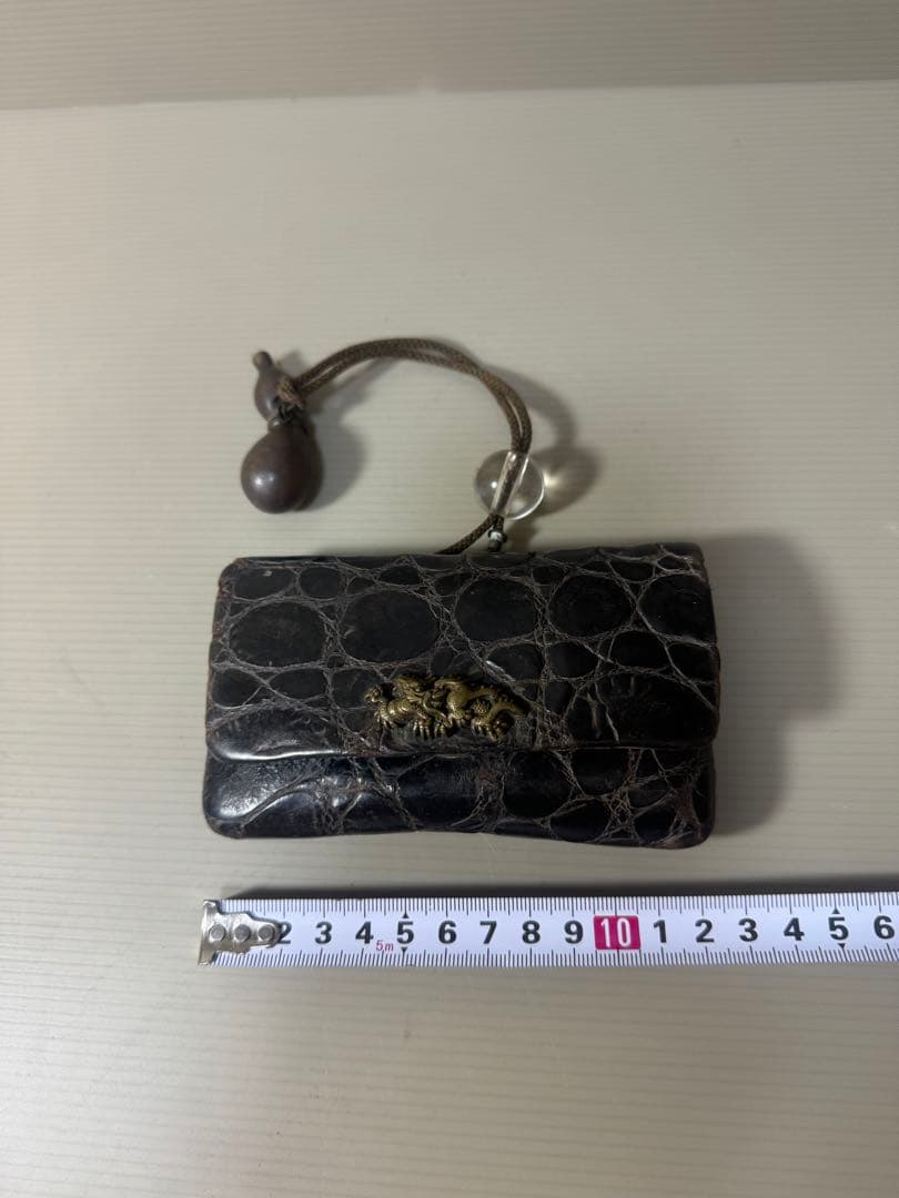 2125 骨董　瓢箪煙草入れ　提物　提げ物　時代物