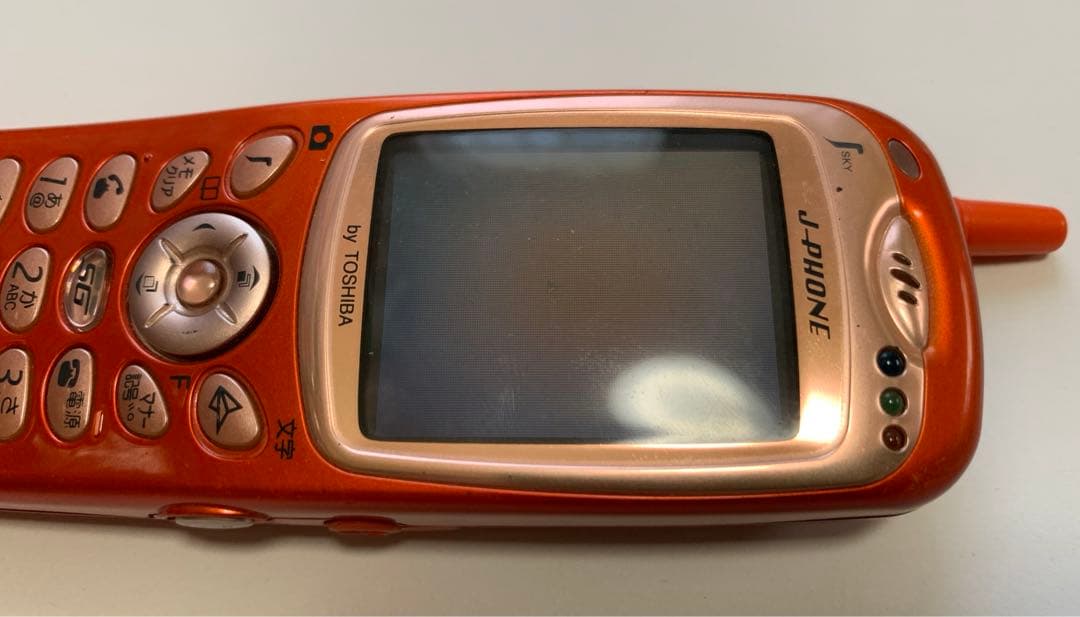 J-phone J-T06 東芝 TOSHIBA トロピカルオレンジ ジャンク品