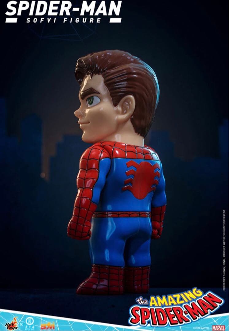 スパイダーマン ソフビ フィギュア ホットトイズ Kaiju One