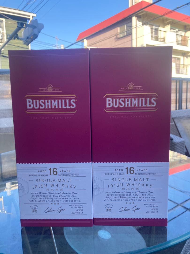 ブッシュミルズ16年2本とタリスカー10年セット
