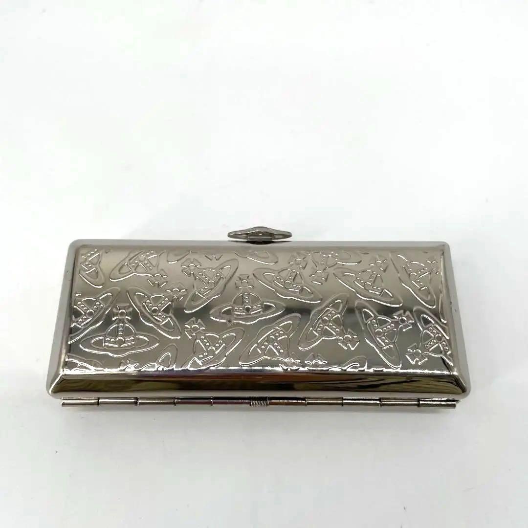 15318✨ヴィヴィアンウエストウッド オーブ総柄 シガレットケース シルバー