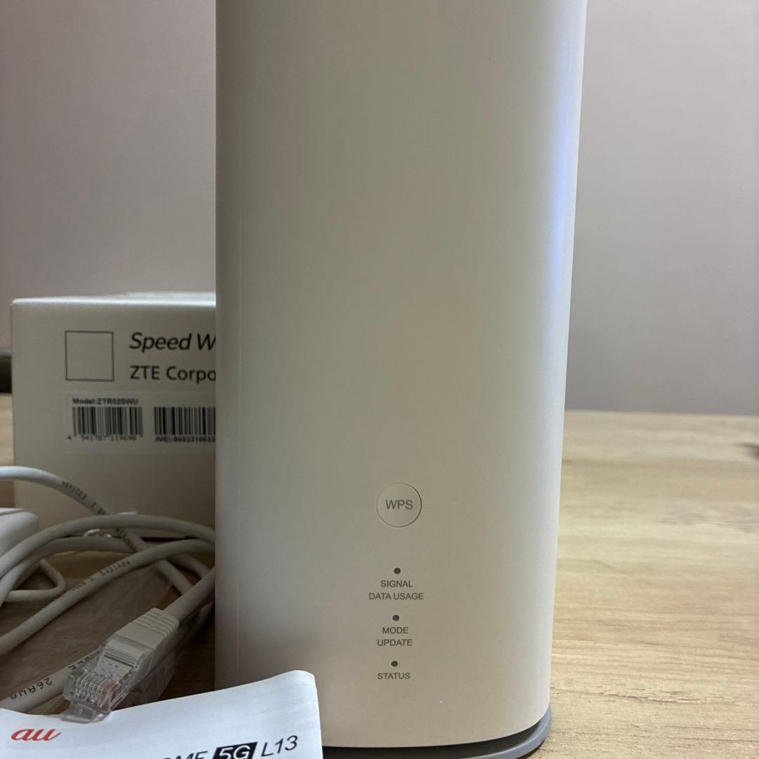 【送料無料】ZTE Speed Wi-Fi  5G L13 ホワイト