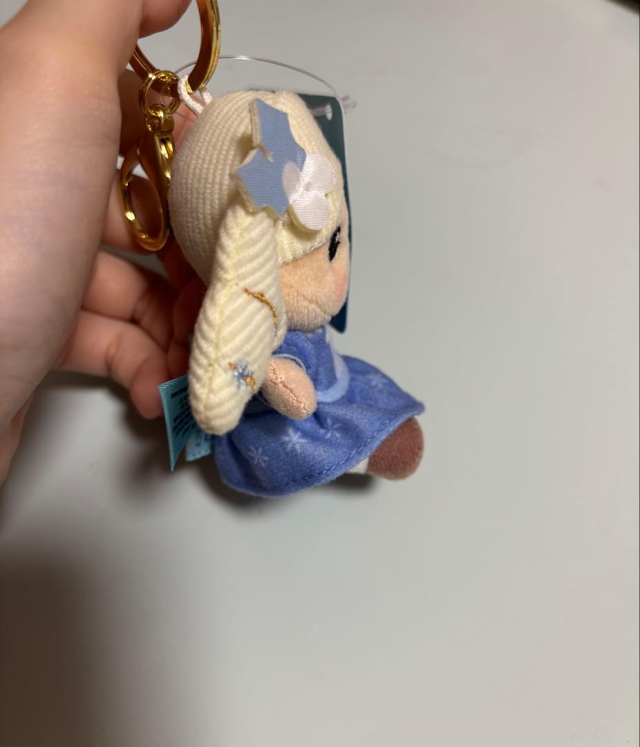 香港ディズニー アナ エルサ ぬいぐるみキーチェーン アナ雪 クリスマス