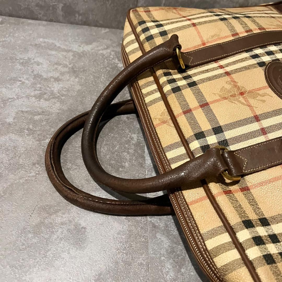 ⭐️希少⭐️ バーバリー ブリーフケース ノバチェック PVC A4収納可