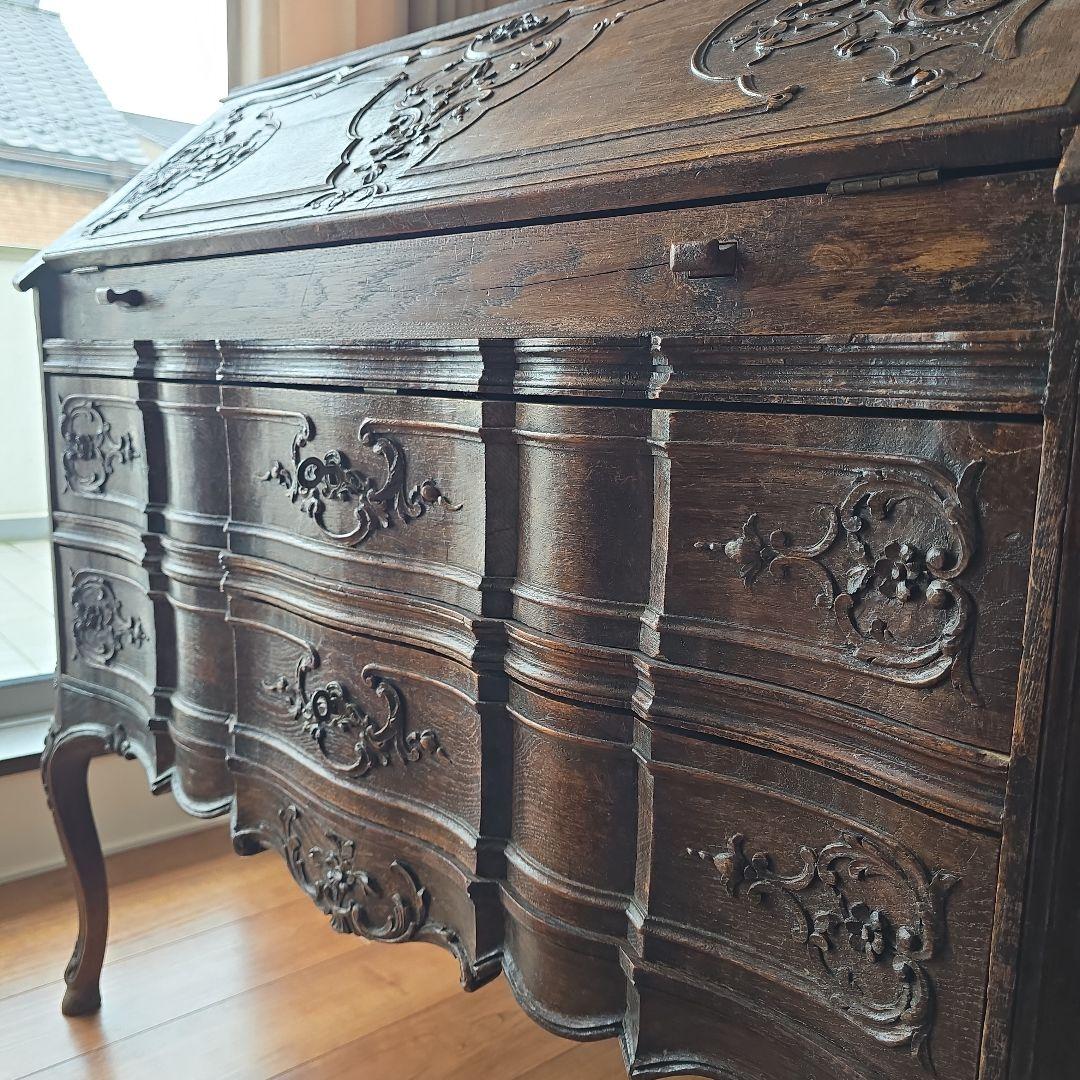 アンティークライティングデスク1890年代 鍵あり