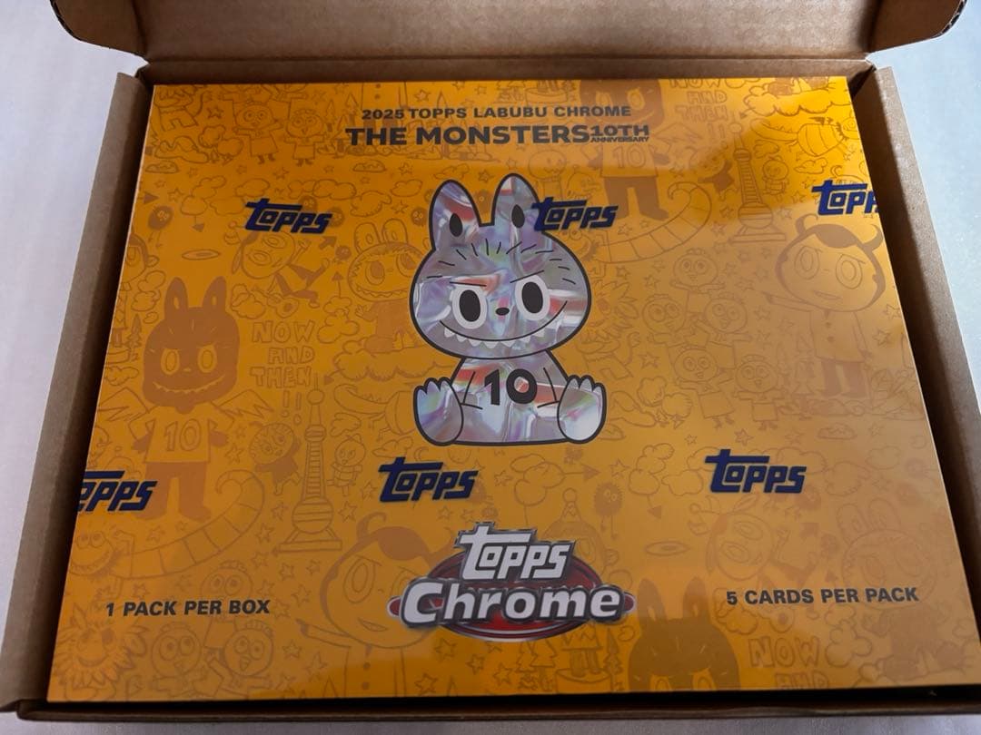 Topps Chrome 10周年記念ボックス　１BOX 未開封