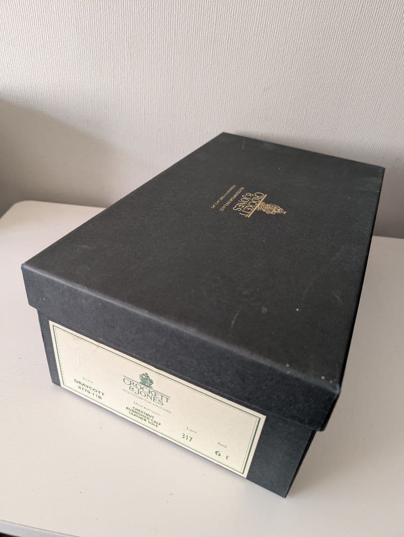 【美品】クロケット & ジョーンズ キャップトゥ 6E