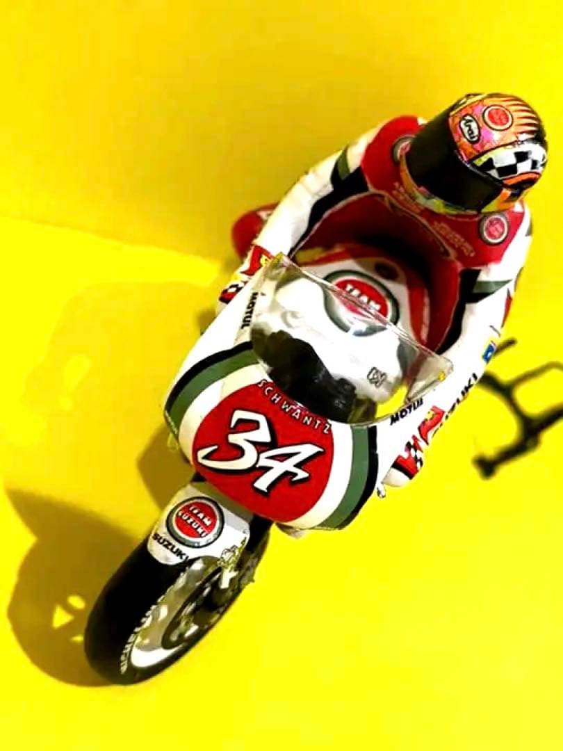 絶版限定スズキRGV500#34ケビン.シュワンツモデル未展示品☆1/24