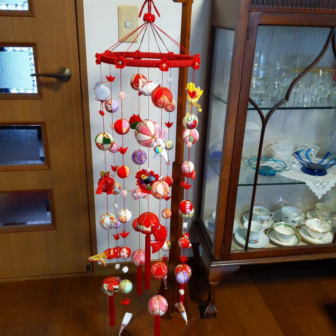 ちりめん細工　お雛様下げ飾りさげもん(大)