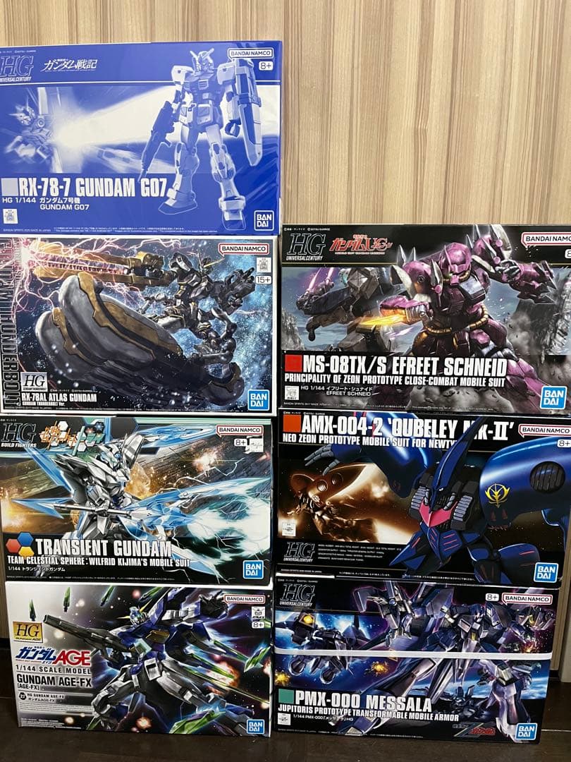 HG まとめ売り　ガンプラ　宇宙世紀　アナザー　ガンダム7号機　fazz