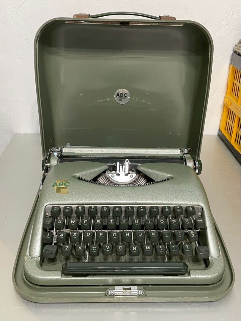 【希少】西ドイツ製 ヴィンテージ タイプライター ABC アンティーク ABC