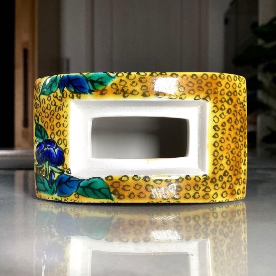 九谷焼　洋山　香合