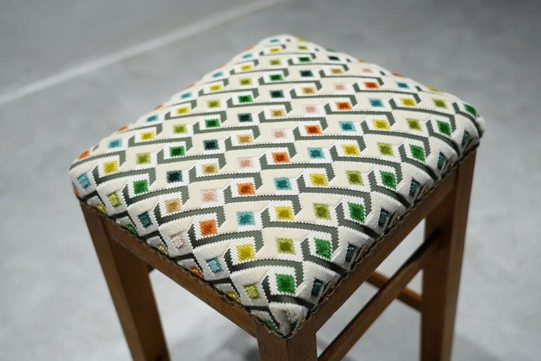 木製スツール　昭和　ビンテージ　ジャパンアンティーク　チェア　レトロ