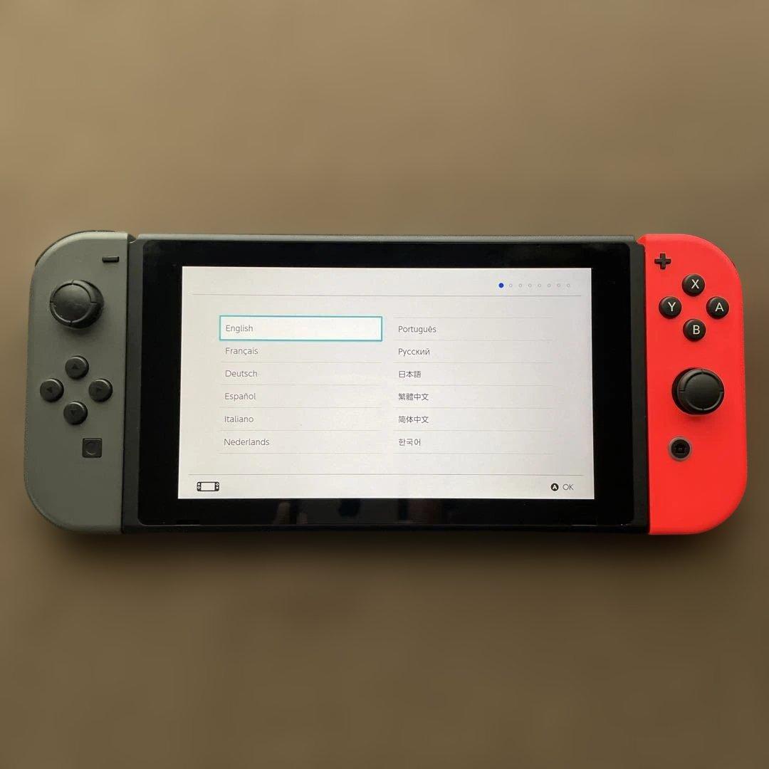 Nintendo Switch 本体 グレー/レッド