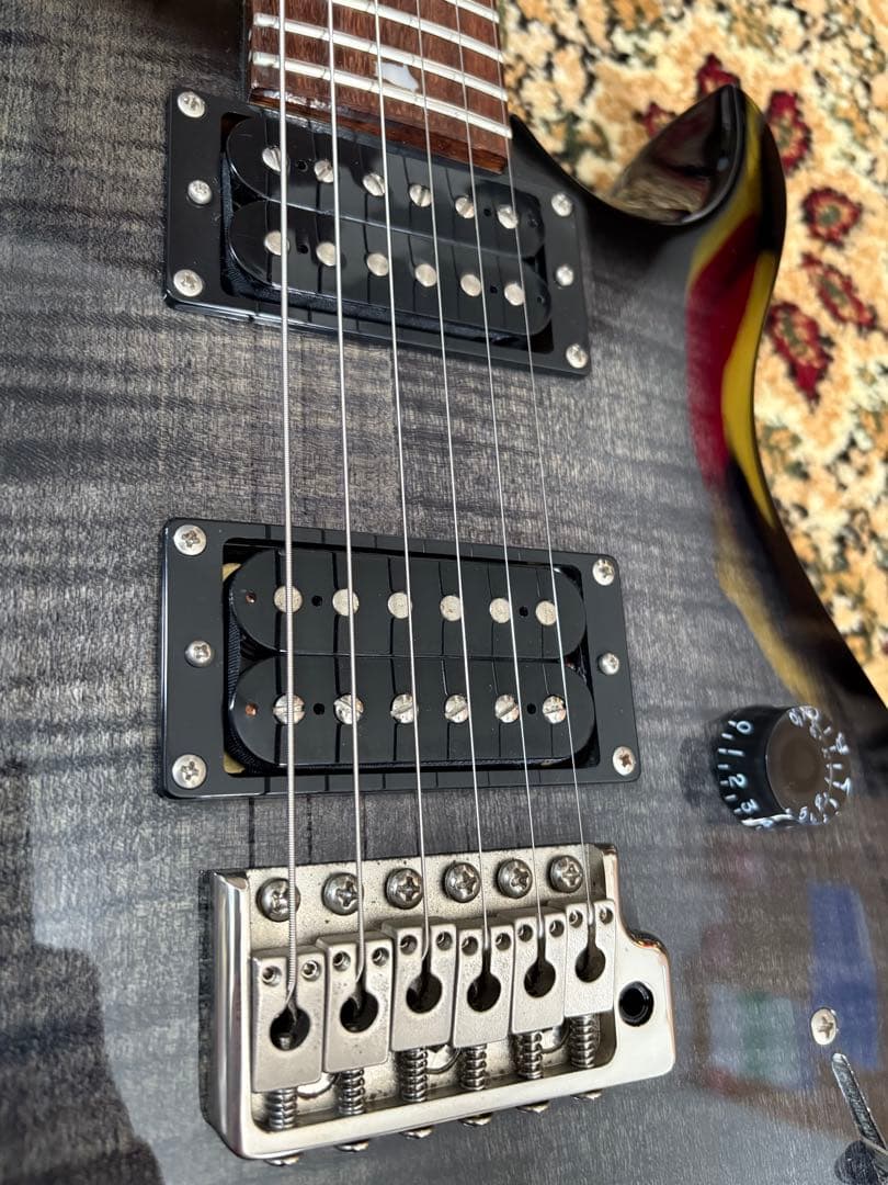 ギター mamePRS SE Custom24 Chacoal Burst