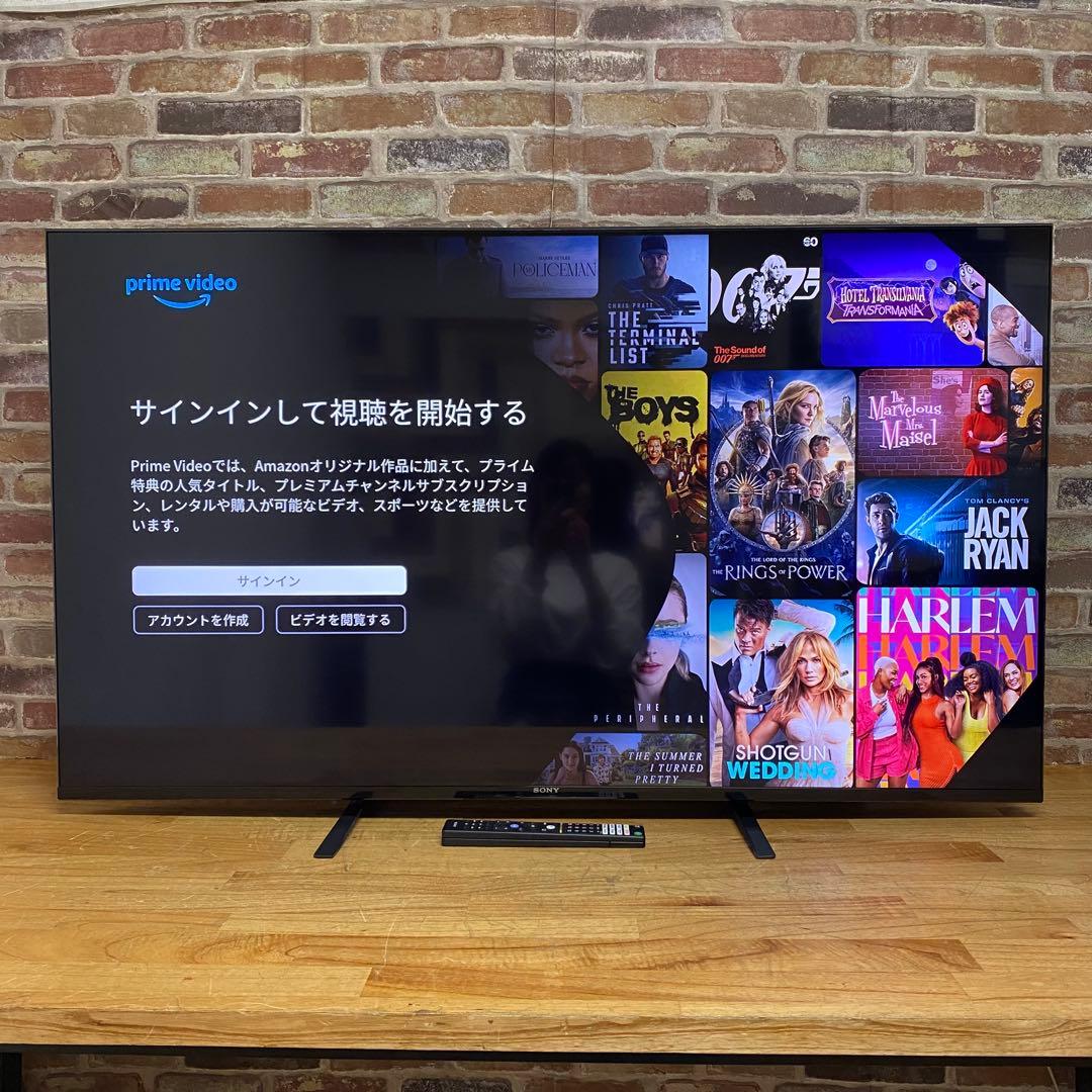 SONY 55V型 4K液晶テレビ BRAVIA XRJ-55X90J 22年製