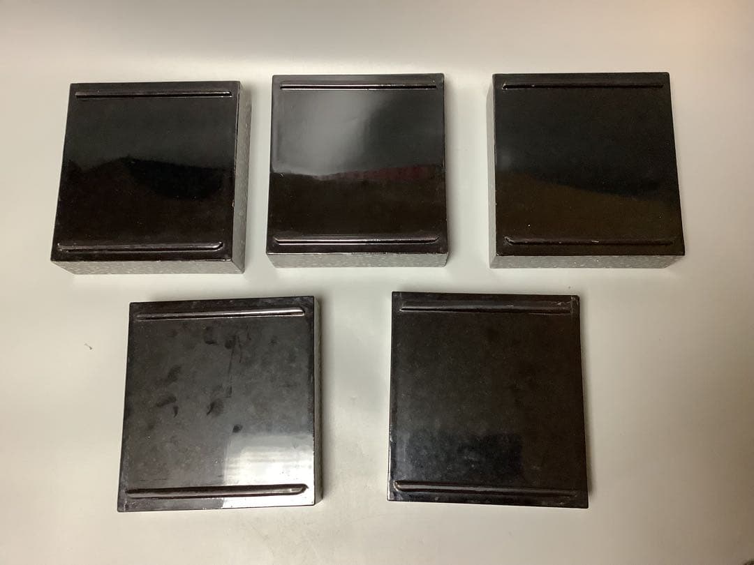 螺鈿　青貝　重箱　五段重　替え蓋付き