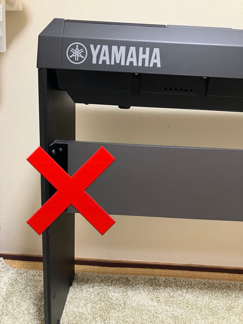 1/4まで！　美品‼️ヤマハ　P-115 本体、譜面台、電源コード、標準ペダルのみ