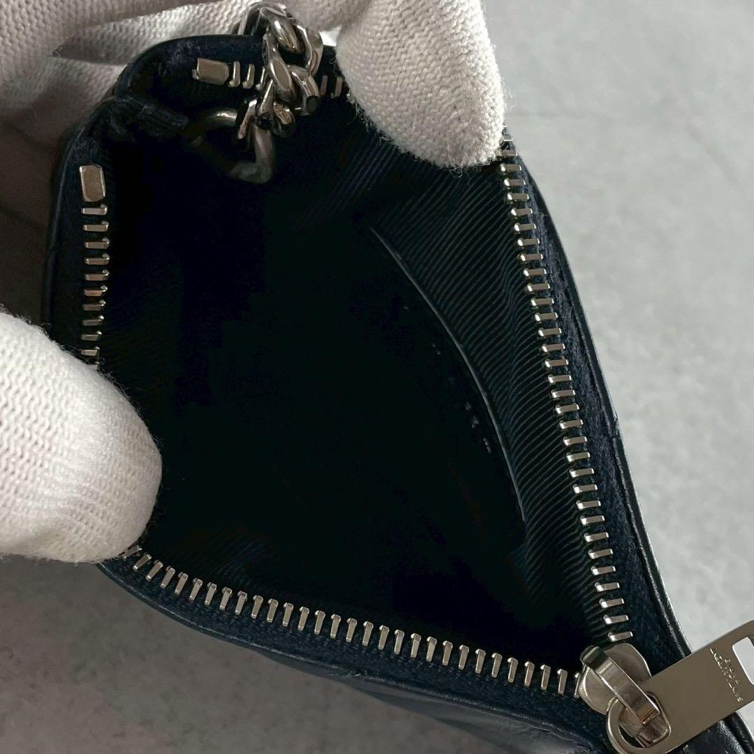 【極美品】サンローラン ケース キーリング カサンドラ YSL レザー