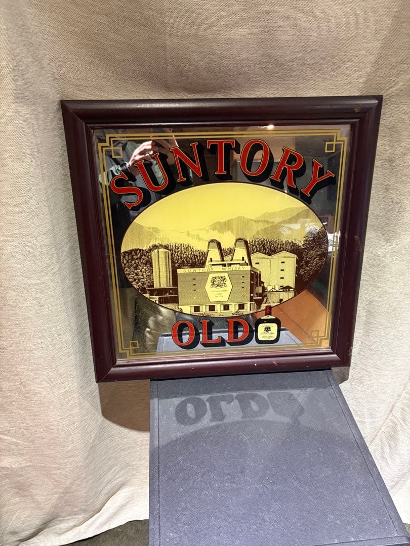 SUNTORY OLD ミラー　アンティーク品　サントリー オールド