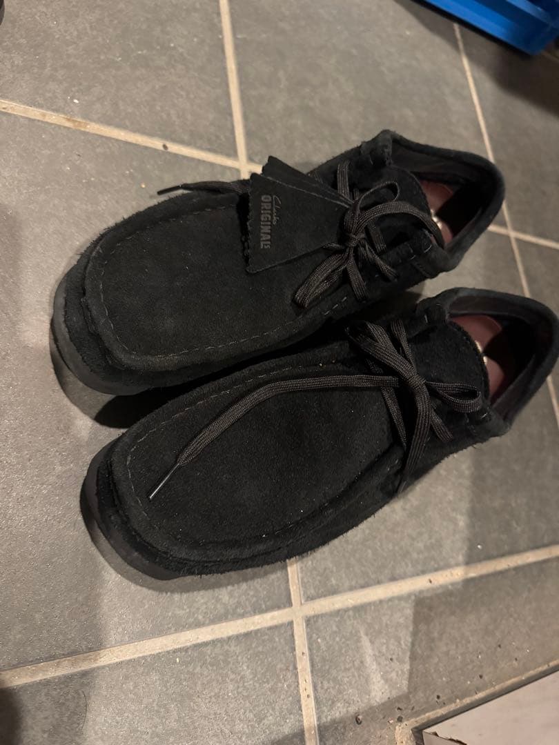 Clark’s Black スウェード28