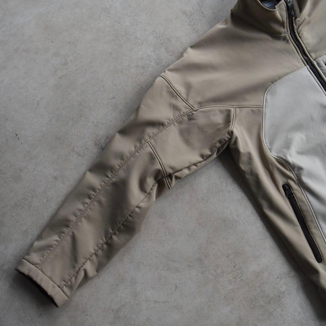 00s ナイキ NIKE ソフトシェルジャケット テック ベージュ白 S
