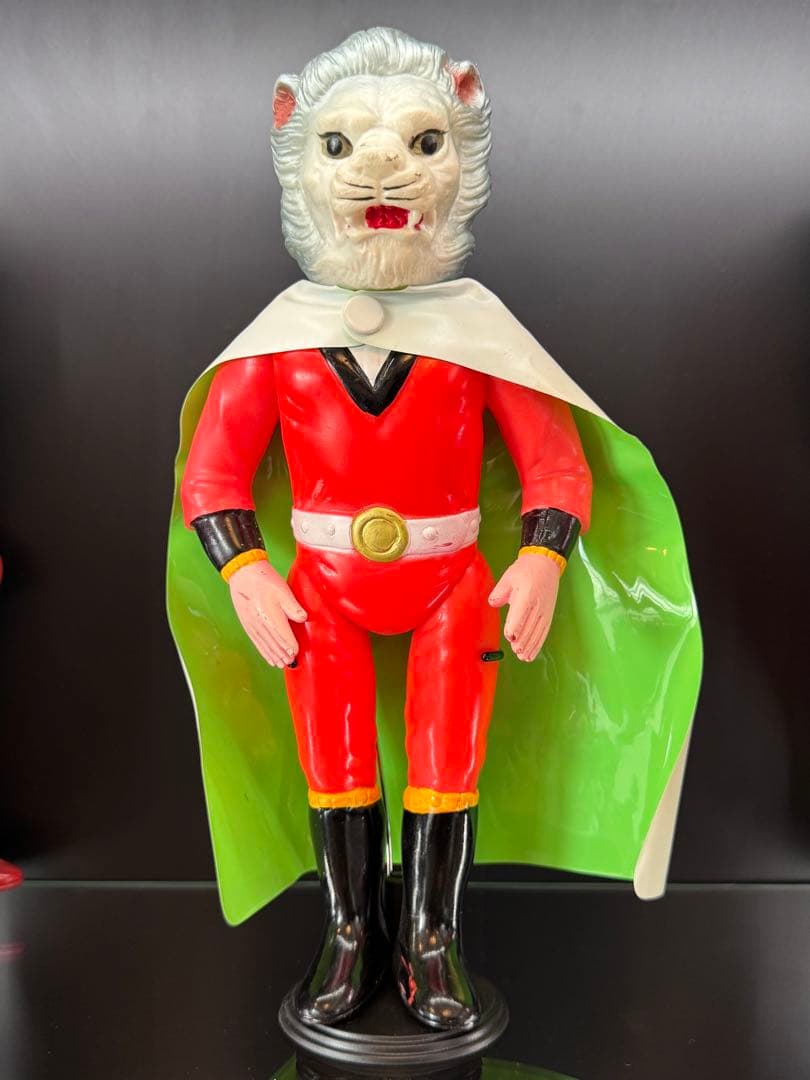 【当時物】怪傑ライオン丸 無版権 パチソフビ