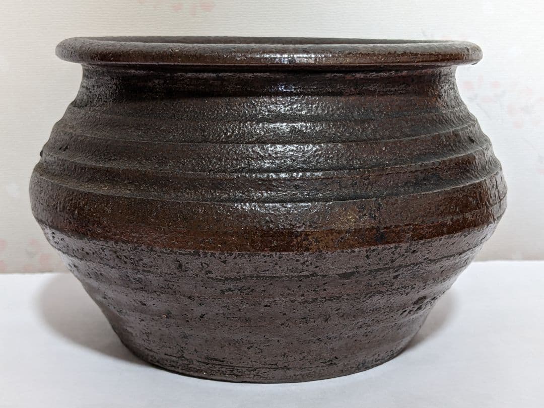 ♦江戸時代 香炉 建水 梅花皮 茶道具 アンティーク骨董品 コレクション