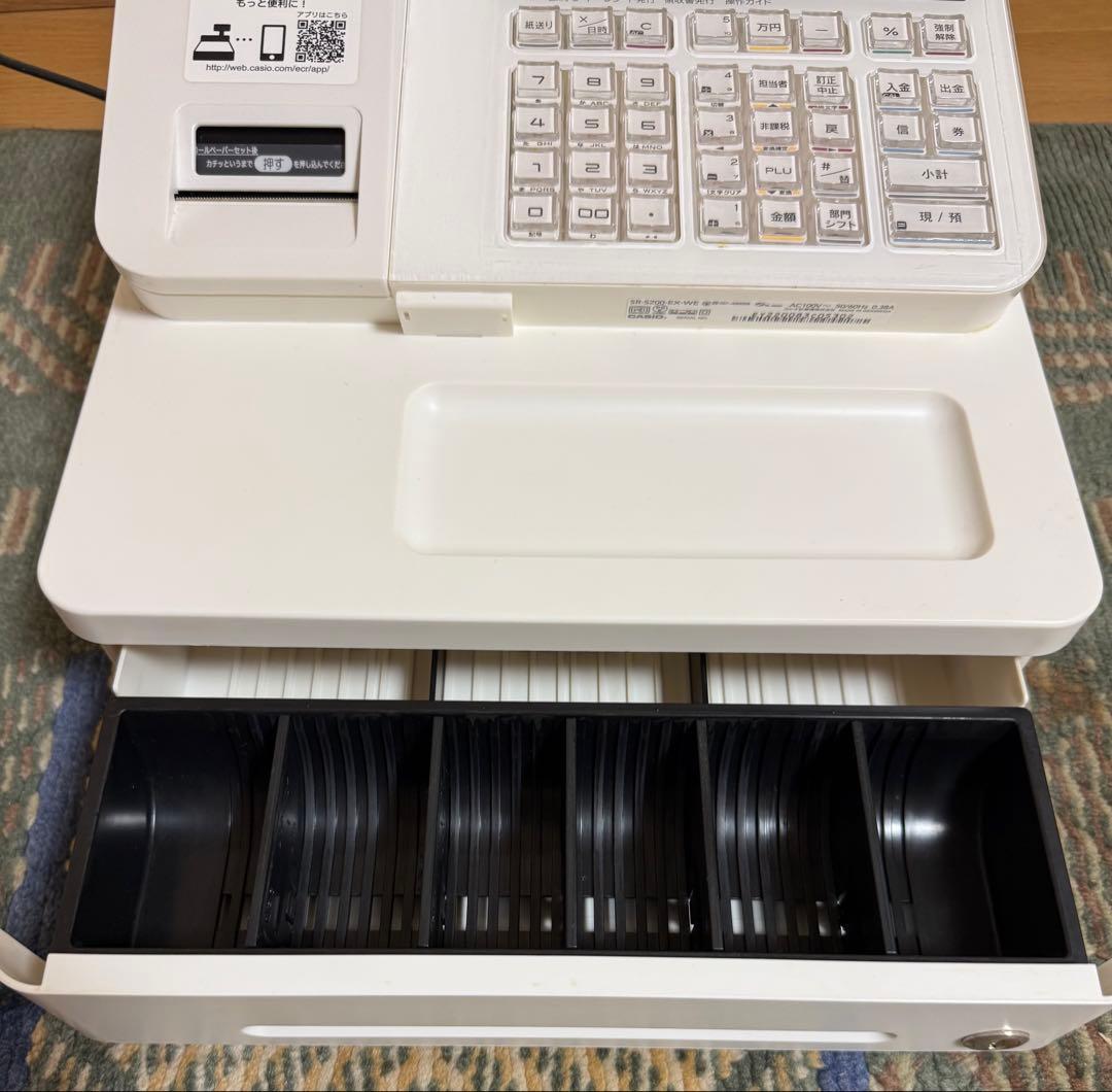 CASIO カシオ SR-S200-EX 感熱紙5ロール付き