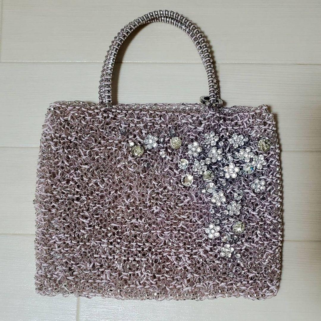 アンテプリマ ワイヤーバッグ フラワービジュー付