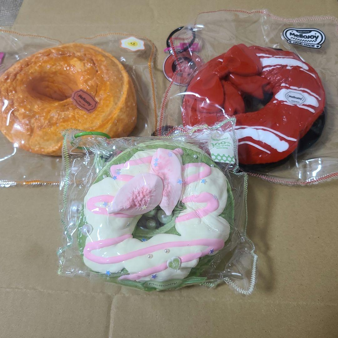 Mellojoy ドーナツスクイーズ 3個セット