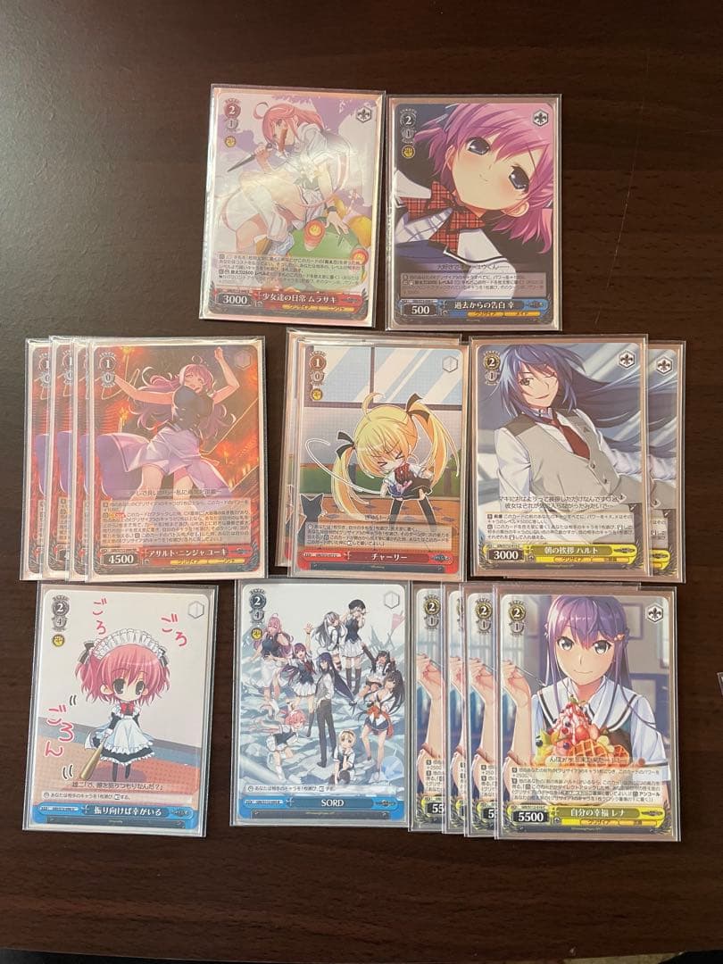 ヴァイスシュヴァルツ　グリザイア　デッキ　その他パーツ付き