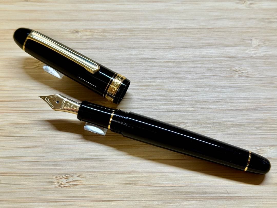 【未使用】 プラチナ万年筆 3776センチュリー F 細字 14K 黒