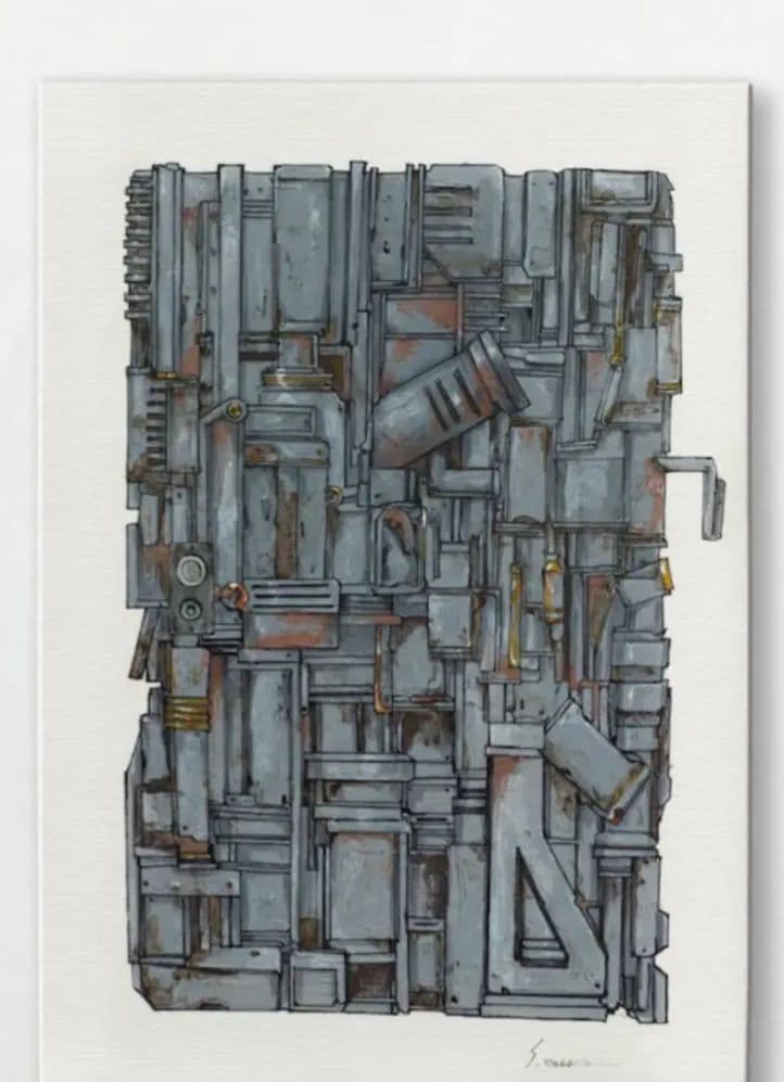 新品 ドロヘドロ キャンバスアート