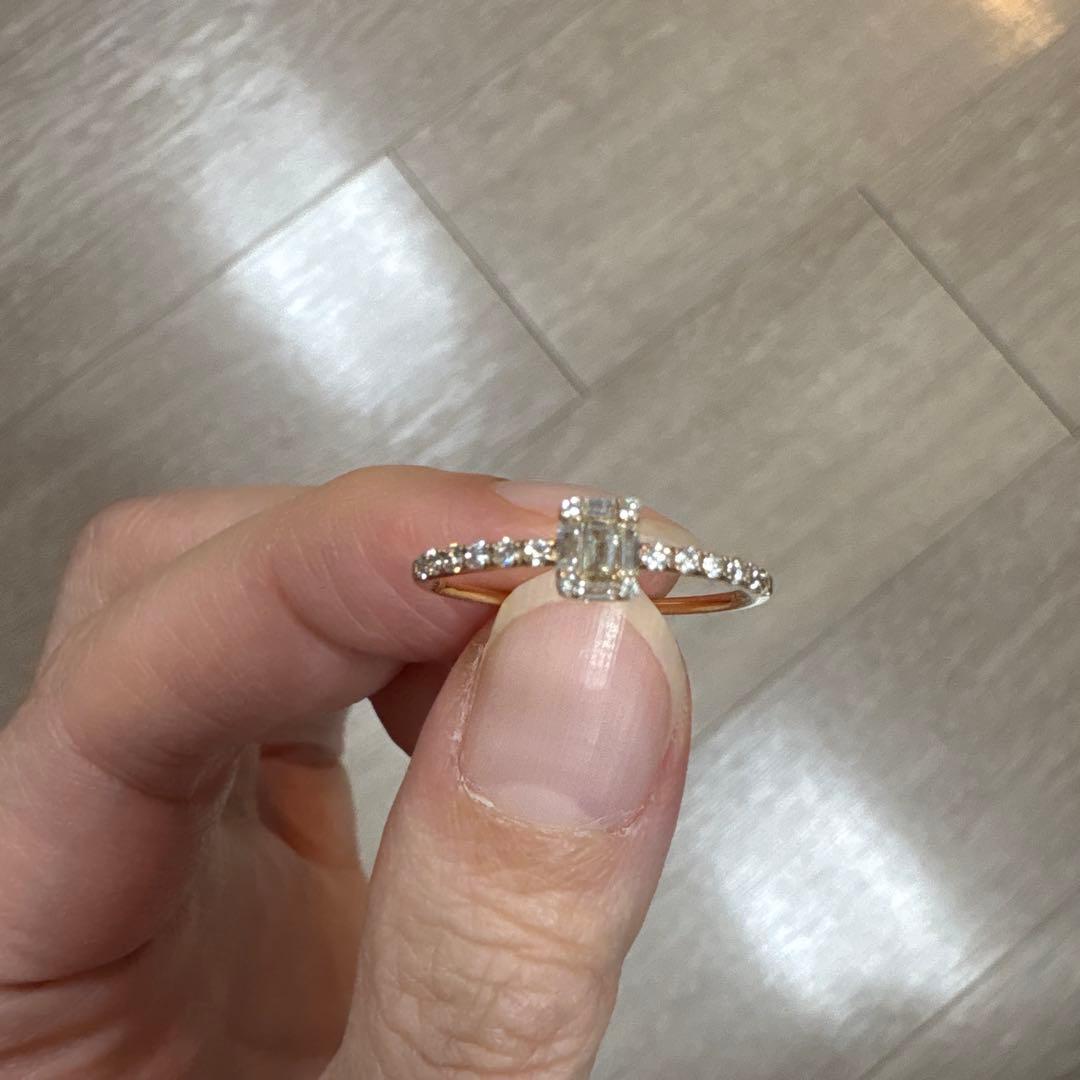 バケット　リング　ダイヤモンド