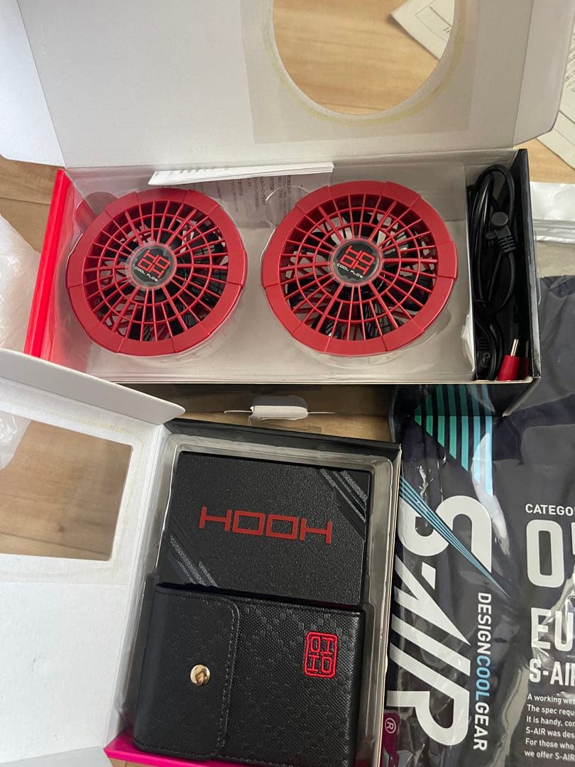 HOOH 13v と10vバッテリーファン