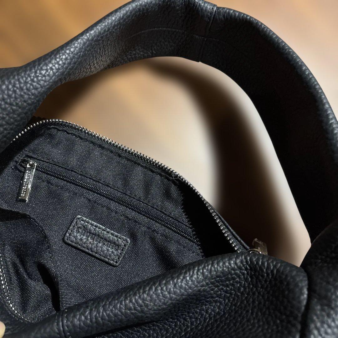 定価12800円　本革 ワンハンドルバッグ ブラック