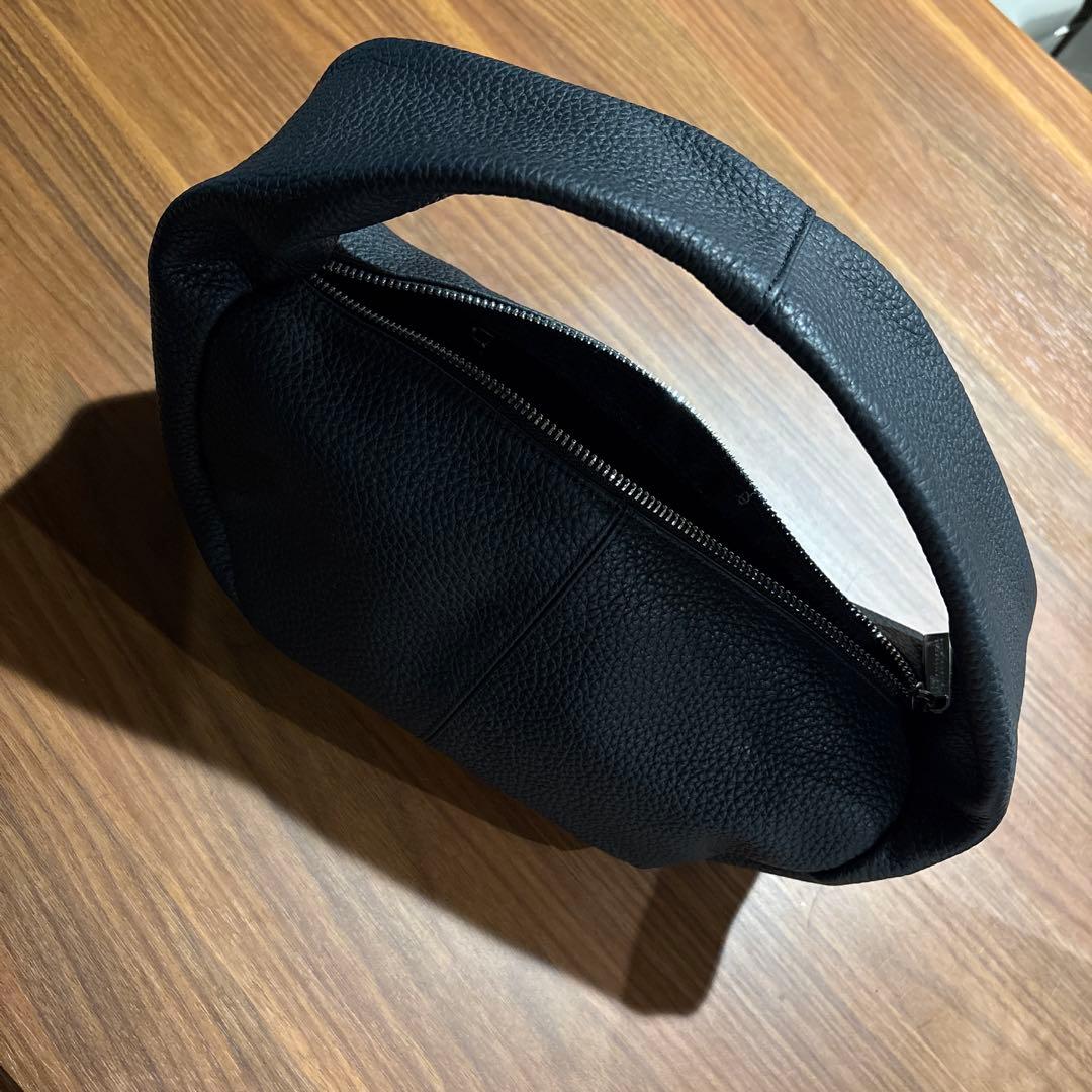 定価12800円　本革 ワンハンドルバッグ ブラック