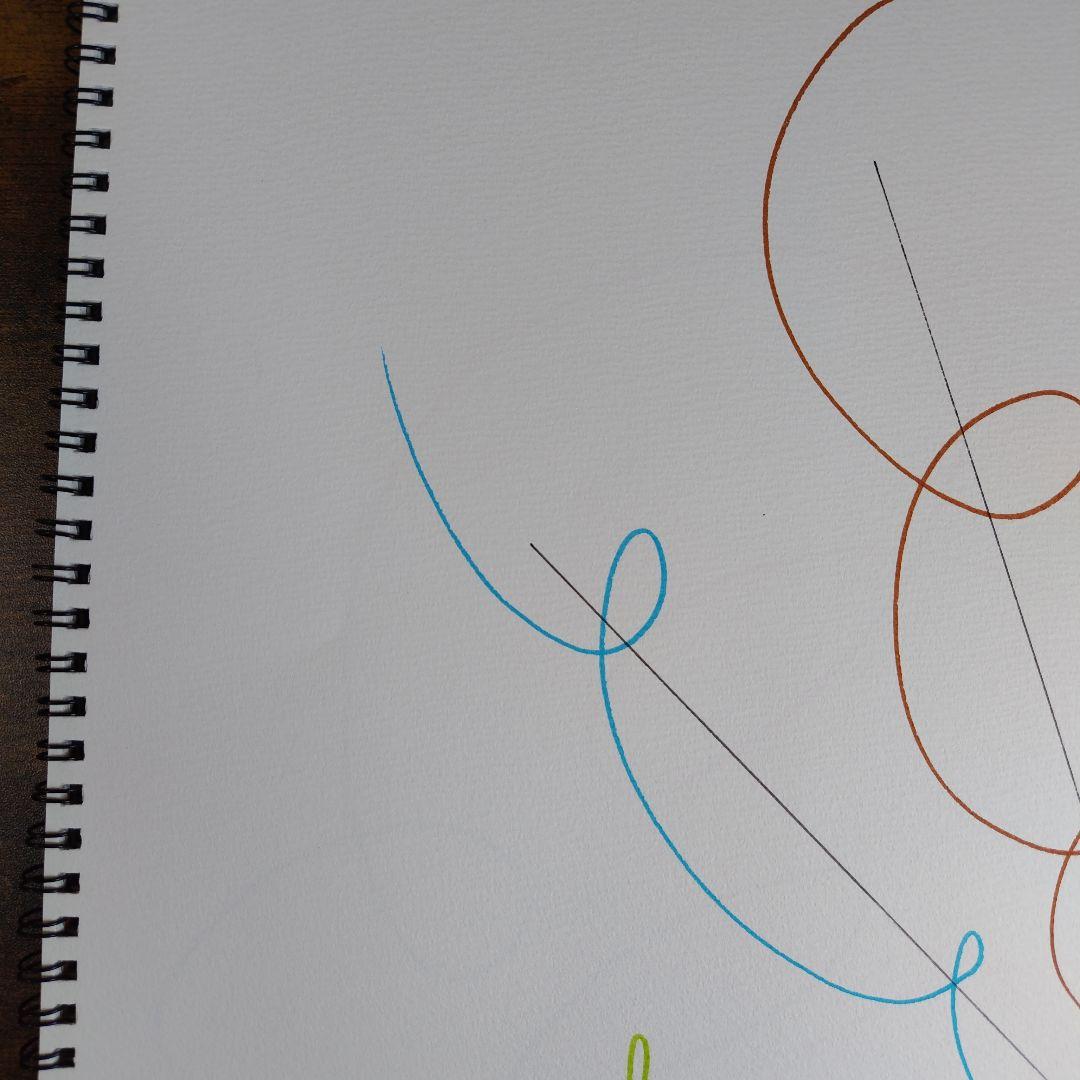 4つの放散点　　　　　絵画