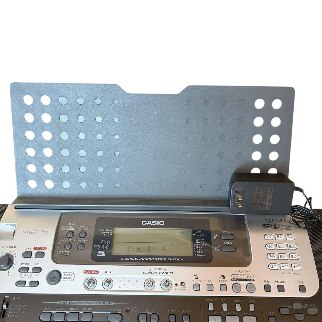 CASIO 電子ピアノ LK-301BB スタンド付き