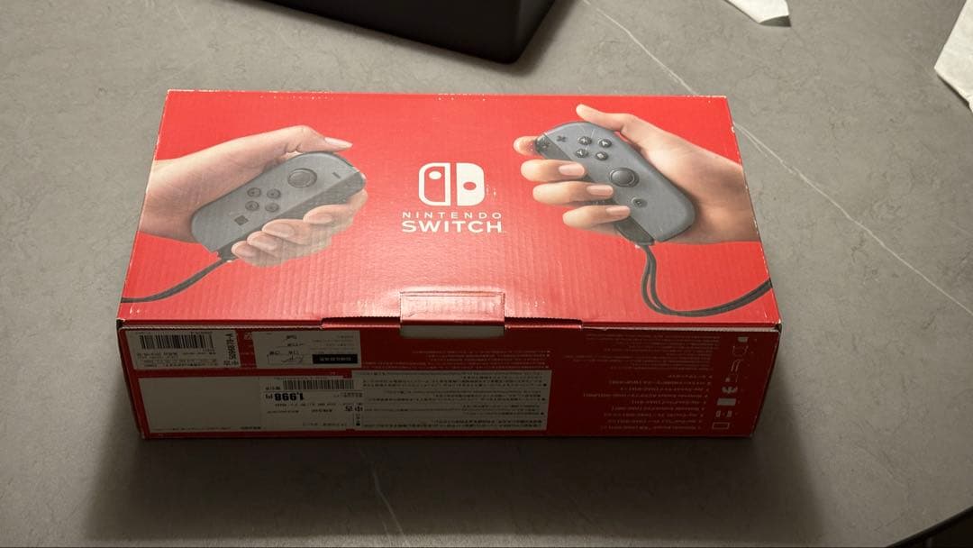 完品　Nintendoswitch バッテリー強化版　グレー　動作確認済み